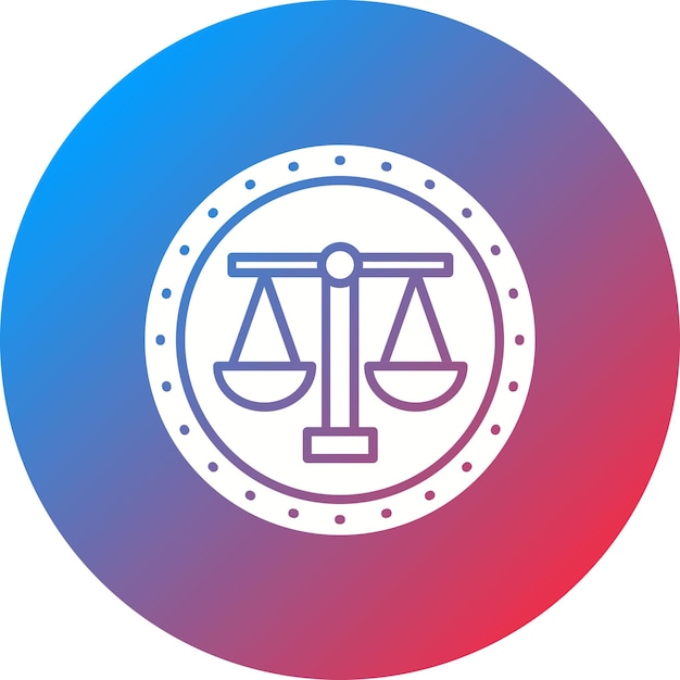 Immagine vettoriale dell'icona dell'associazione degli avvocati Può essere utilizzata per la legislazione legale