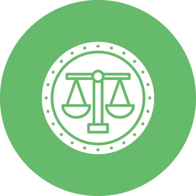 Immagine vettoriale dell'icona dell'associazione degli avvocati Può essere utilizzata per la legislazione legale