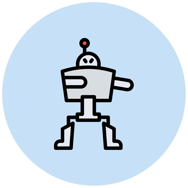 Immagine vettoriale dell'icona dell'esoscheletro può essere utilizzata per la robotica