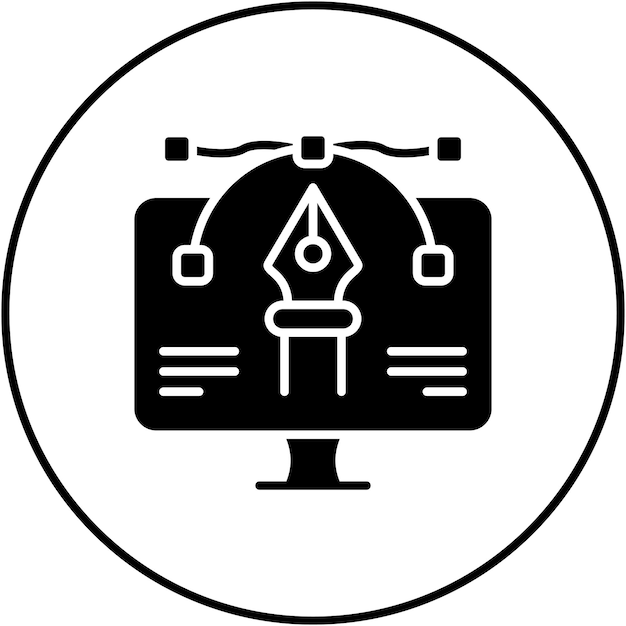 Immagine vettoriale dell'icona dell'interfaccia utente Può essere utilizzata per la programmazione informatica