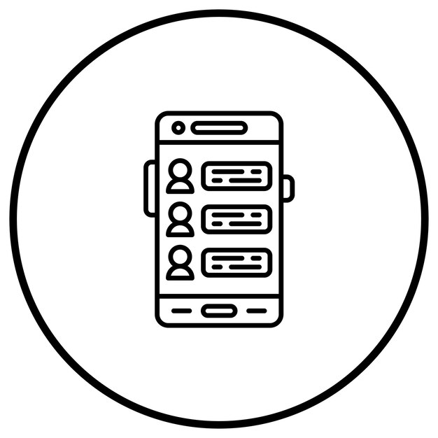 Immagine vettoriale dell'icona delle recensioni dei clienti Può essere utilizzata per lo sviluppo di app mobili