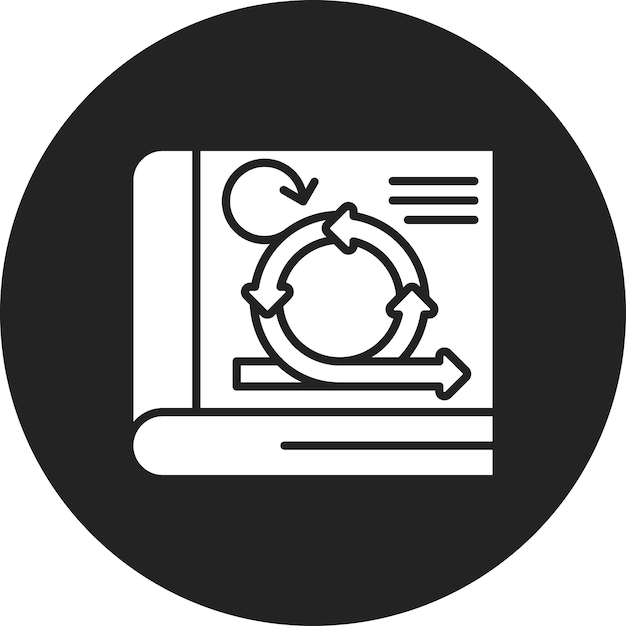 Immagine vettoriale dell'icona di Agile Manifesto Può essere utilizzata per Agile