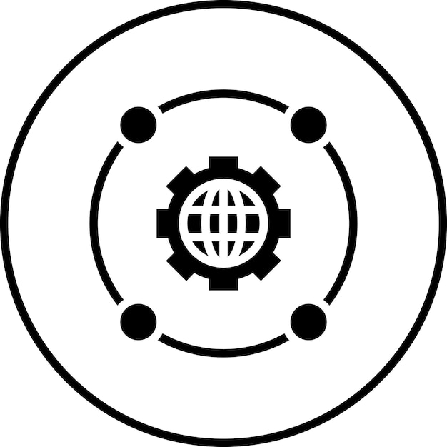 Immagine vettoriale dell'icona di integrazione di rete Può essere utilizzata per il networking