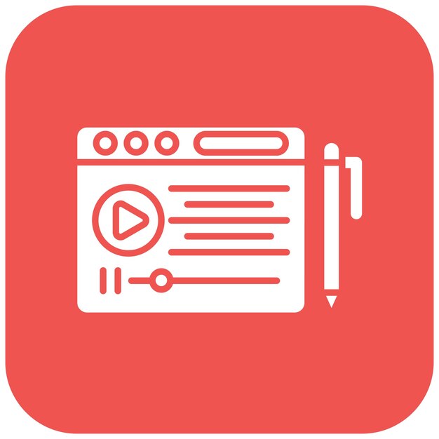 Immagine vettoriale dell'icona di post script Può essere utilizzata per la copywriting