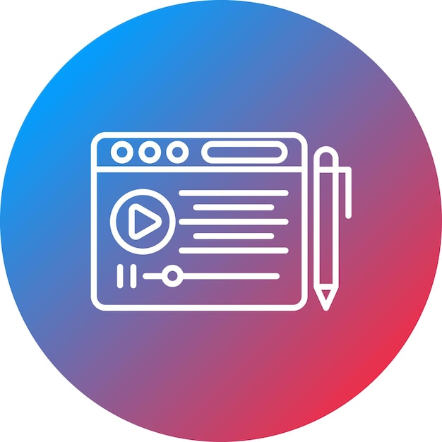 Immagine vettoriale dell'icona di post script Può essere utilizzata per la copywriting