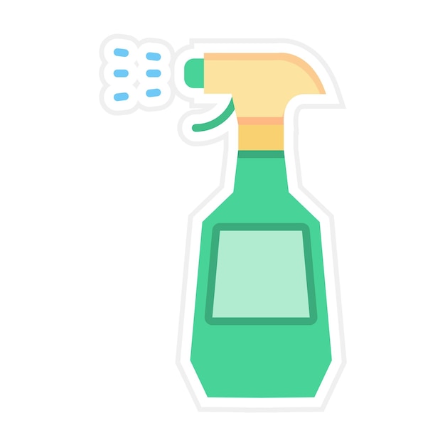 Immagine vettoriale dell'icona di pulizia Spray Può essere utilizzata per la routine di igiene