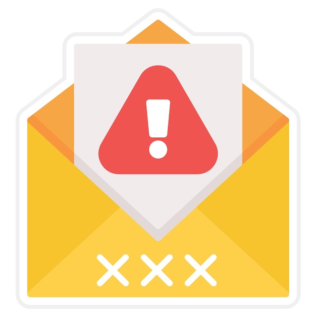 Immagine vettoriale dell'icona di spam può essere utilizzata per la sicurezza informatica