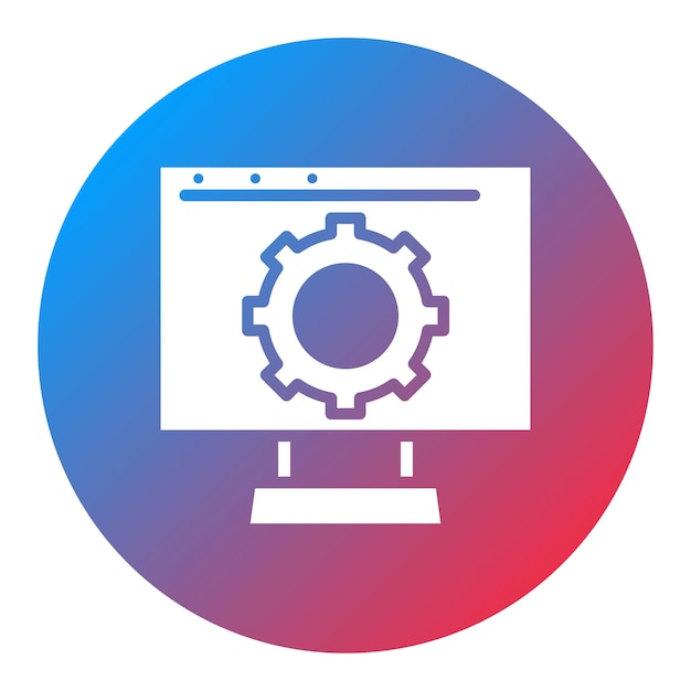 Immagine vettoriale dell'icona digitale della piattaforma Può essere utilizzata per i nuovi media