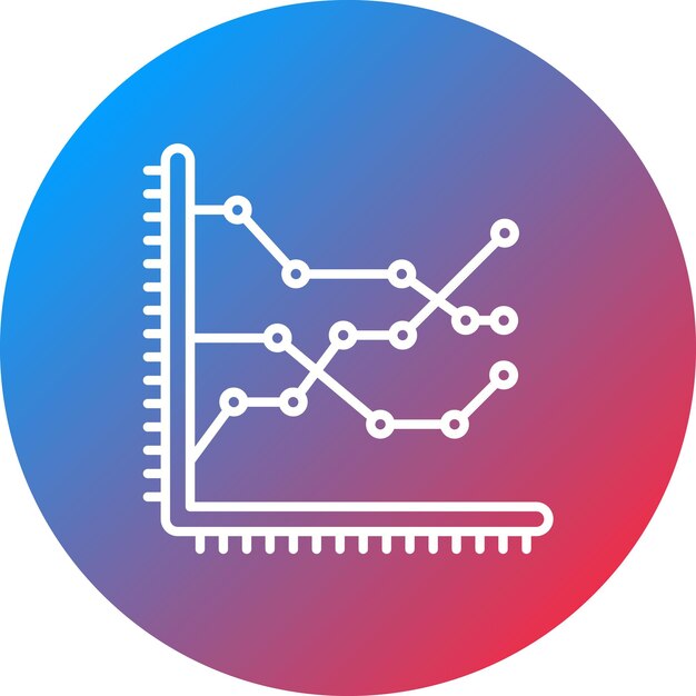 Immagine vettoriale dell'icona Predictive Analytics Può essere utilizzata per Big Data