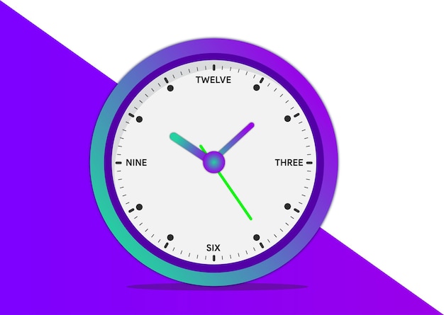 immagine vettoriale dell'orologio a parete
