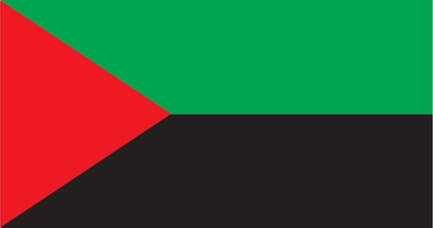 Immagine vettoriale della bandiera della regione francese della Martinica