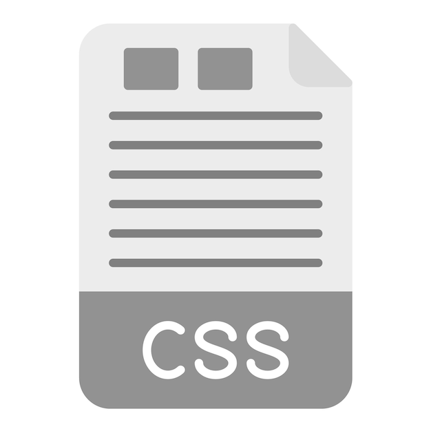 Immagine vettoriale di icone CSS Può essere utilizzata per i formati di file