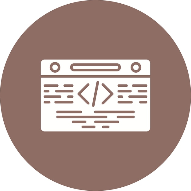 Immagine vettoriale di icone di codice Può essere utilizzata per Agile