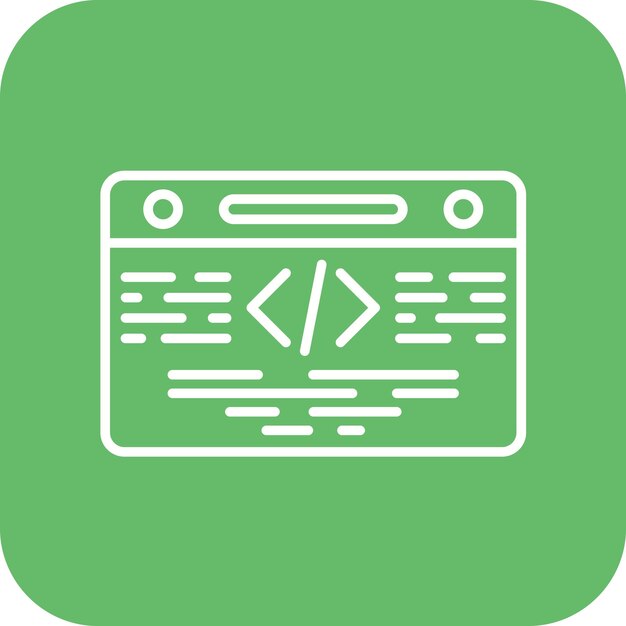 Immagine vettoriale di icone di codice Può essere utilizzata per Agile