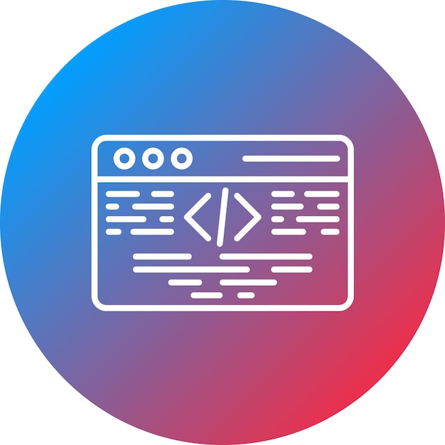 Immagine vettoriale di icone di linguaggio di programmazione Può essere utilizzata per Big Data