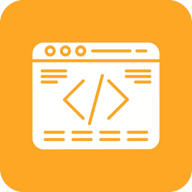 Immagine vettoriale di icone di programmazione web Può essere utilizzata per il marketing