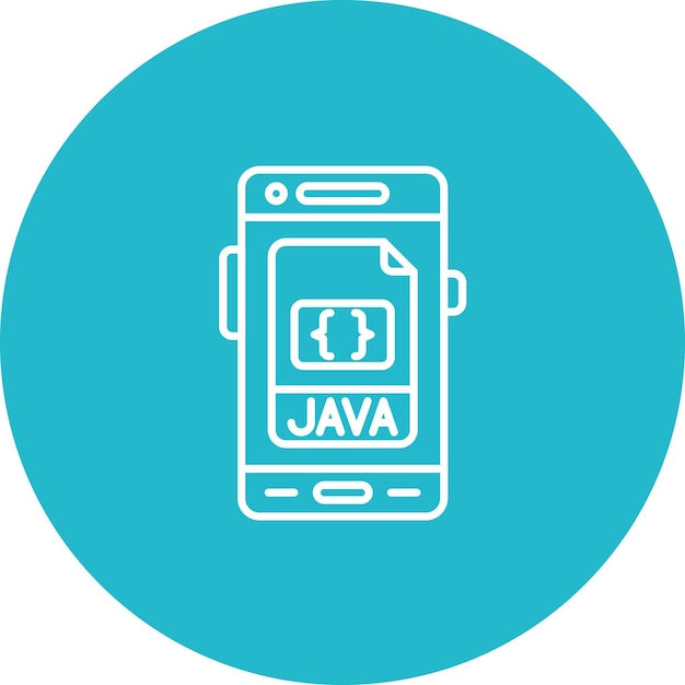 Immagine vettoriale di icone Javascript Può essere utilizzata per lo sviluppo di app mobili