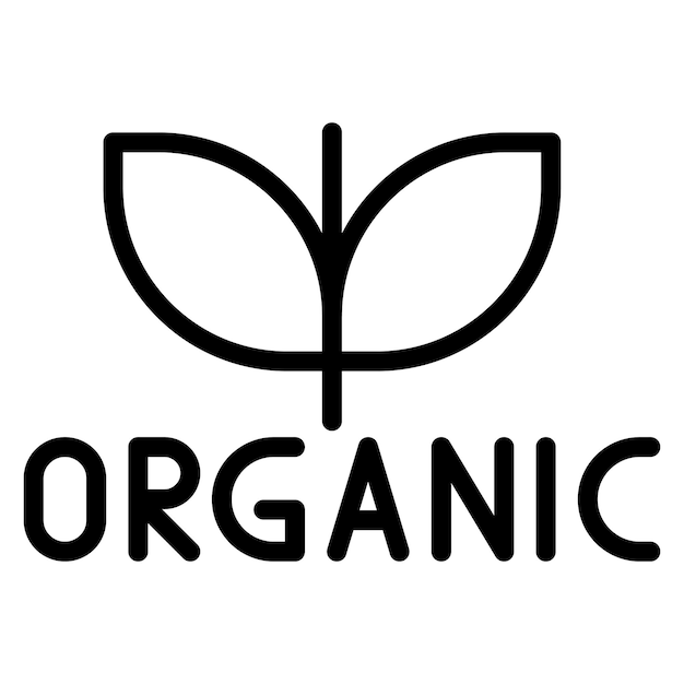 Immagine vettoriale di icone organiche Può essere utilizzata per la cosmetologia