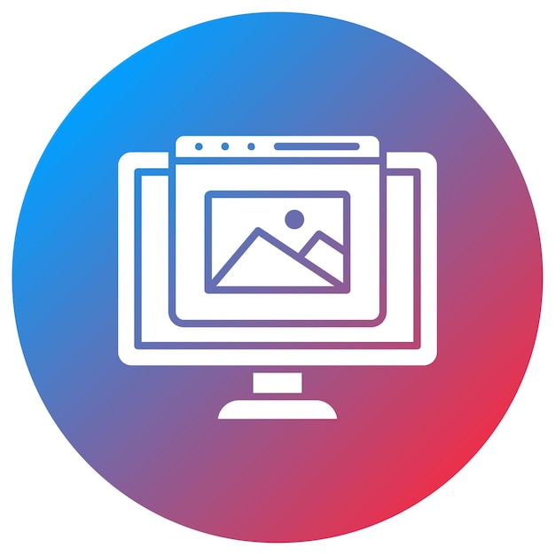 Immagine vettoriale di icone responsive Può essere utilizzata per l'informatica