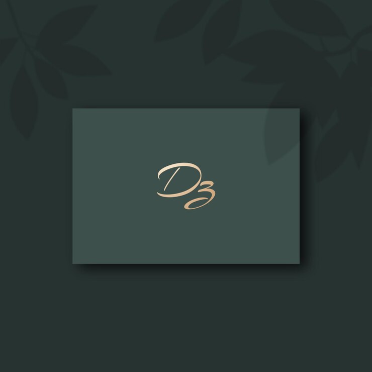 Vettore immagine vettoriale di progettazione del logo dz