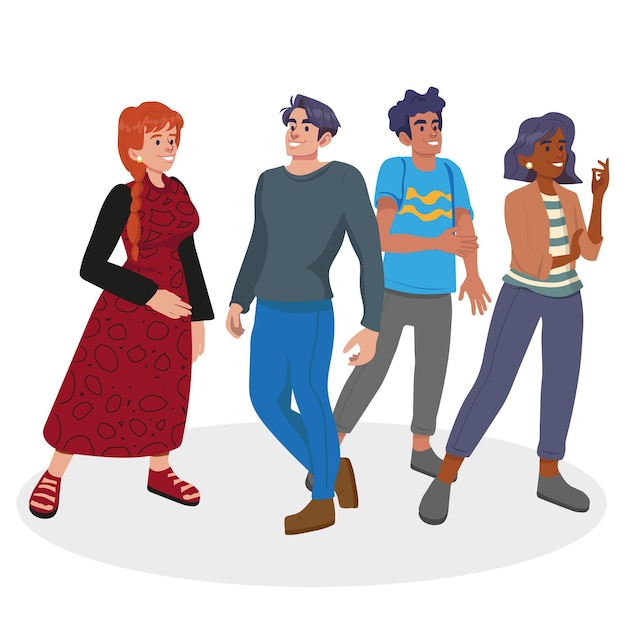 immagini di diverse persone insieme