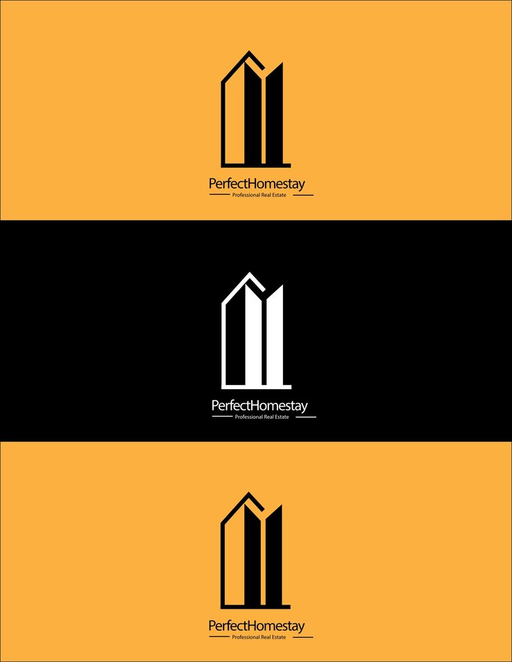 immobiliare logo design concept di design