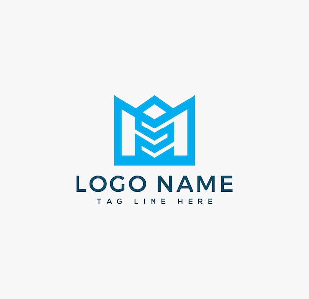 immobiliare m quest'ultimo modello di business logo design