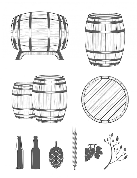 Impostare botti ed elementi di design