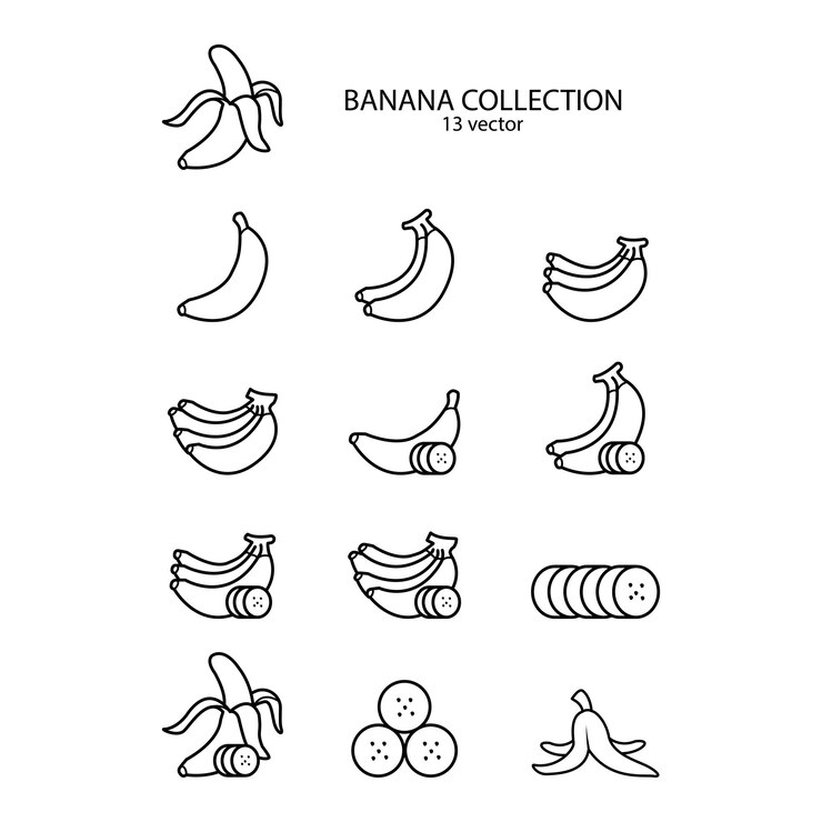 impostare il contorno della banana