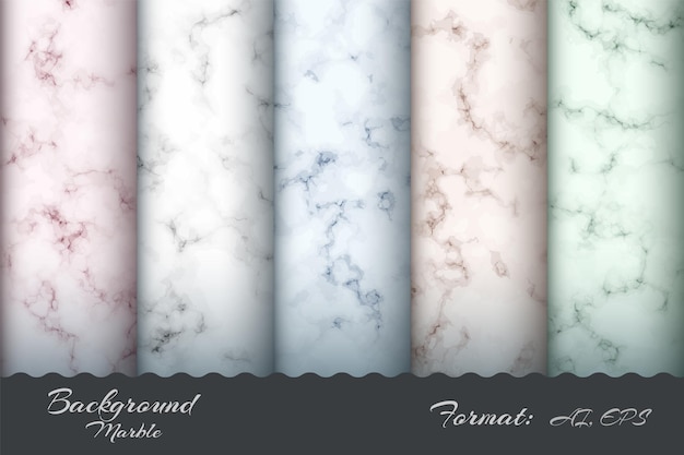 Impostare il modello di sfondo texture marmo. Disegno a mano