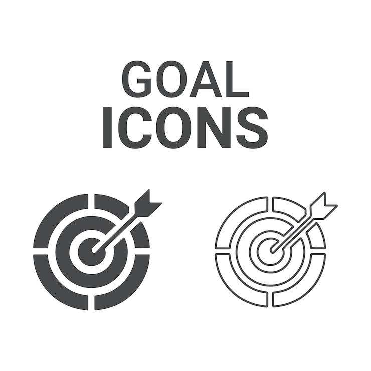 Vettore impostazione dell'icona obiettivo focus illustrazione vettoriale dell'icono obiettivo