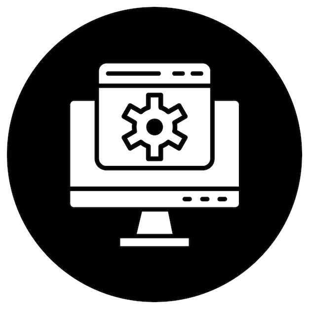 Impostazione web Vector Icon Design Illustration