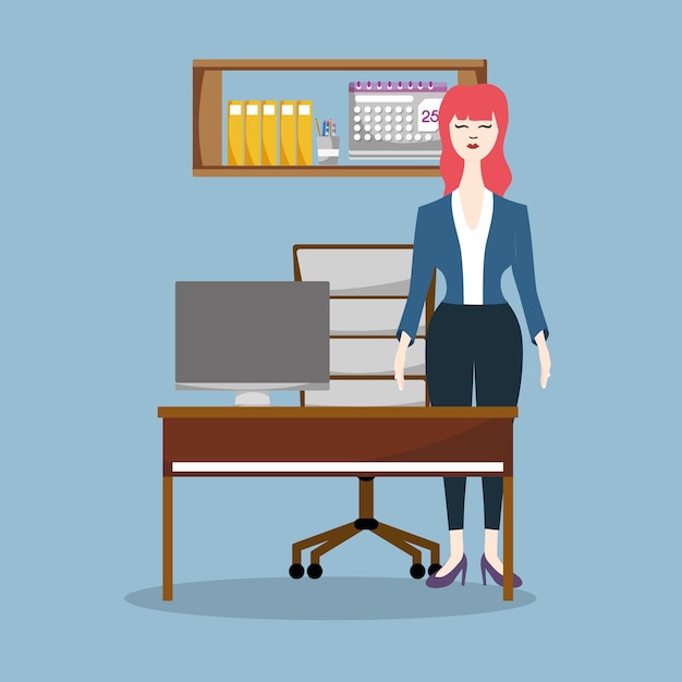 Imprenditrice in ufficio