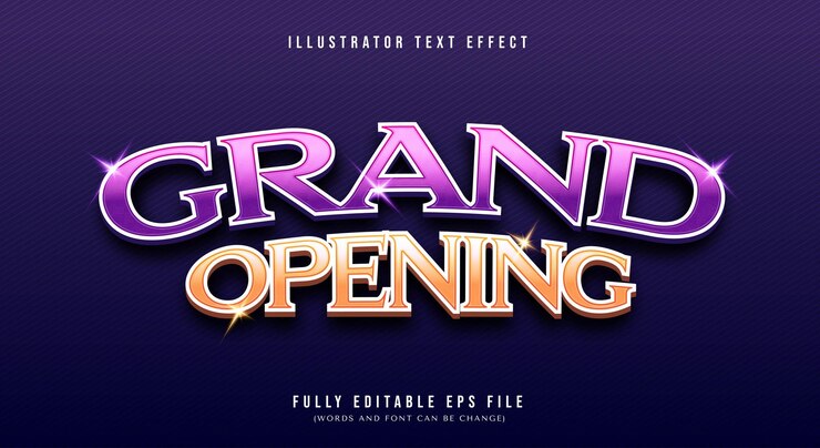 Inaugurazione Text Effect