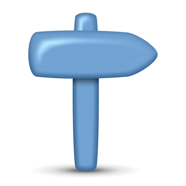 Vettore indicatore di direzione 3d sotto forma di freccia su un bastoncino di banderuola blu che mostra il modo in cui muoversi illustrazione vettoriale