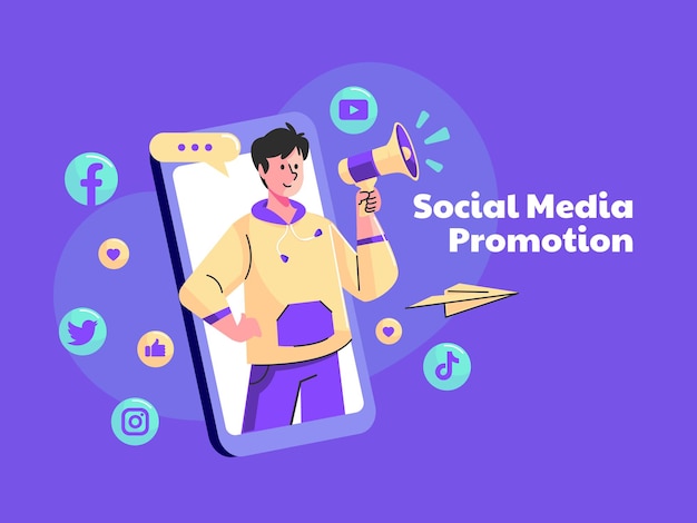 Influencer e promuovere il concetto di social media