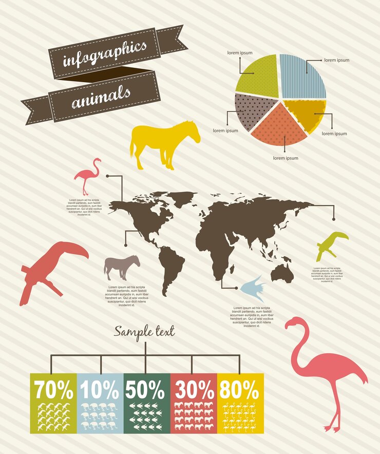 Vettore infografica con illustrazione vettoriale stile vintage bar