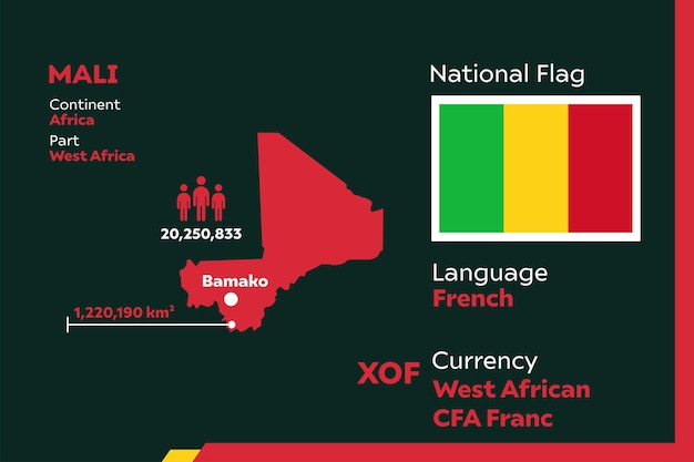 Infografica del Mali
