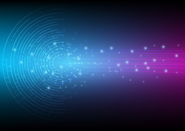 Informazioni astratte e background tecnologico che può essere utilizzato per la presentazione aziendale.
