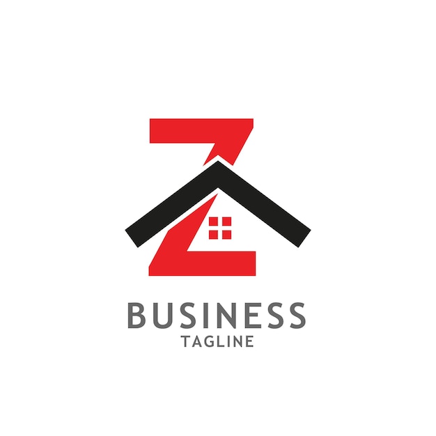 Iniziale Lettera F con casa Immobiliare Logo aziendale Modello di progettazione