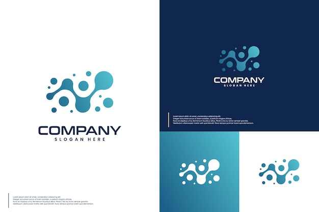 innovation technology modern digital logo design inspiration