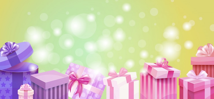 Vettore insegna variopinta della scatola del presente di amore di valentine day gift card holiday