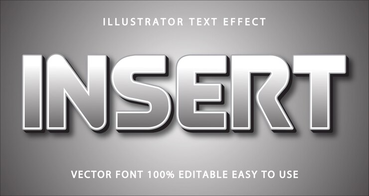 Inserisci effetto di testo modificabile
