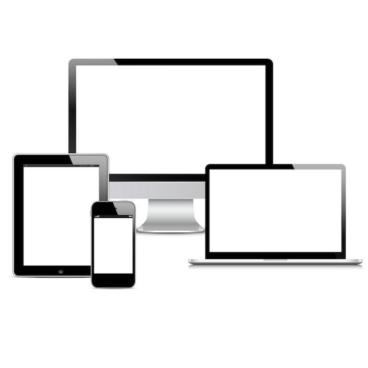 Vettore insieme di vettore dei dispositivi digitali moderni