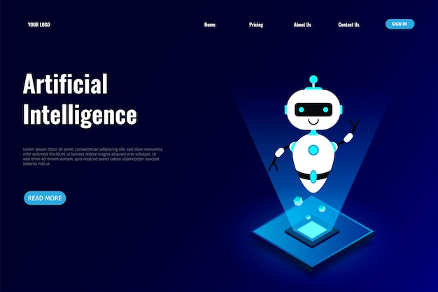 Intelligenza artificiale per landing page