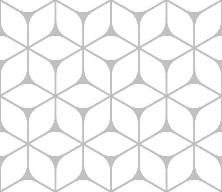 Vettore interessante esagono triangolare in design circolare