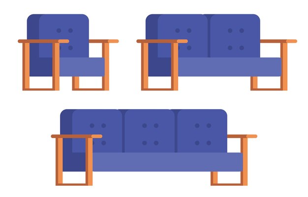 Interior Design Concept Con Mobili Piatti