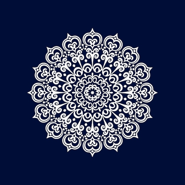 Intricato Mandala Stencil Pattern Doodles Sketch Design simmetrico Ideale per progetti creativi
