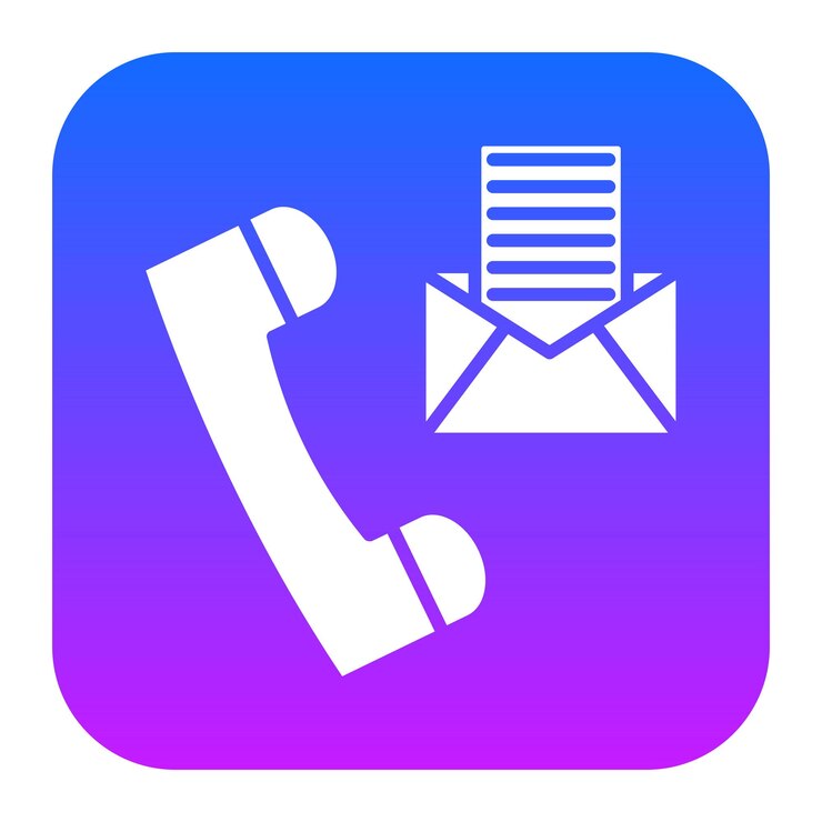 Vettore inviaci un'e-mail con l'icona
