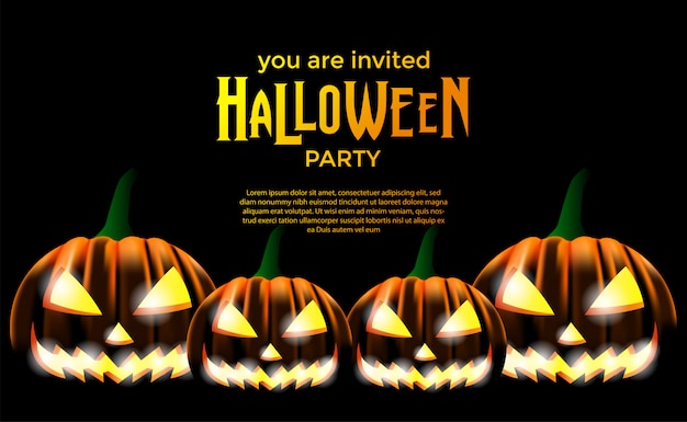 Invito a una festa di Halloween.